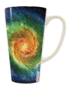 Vibrant Rainbow Tie Dye Galaxy Conical Latte Coffee Mug - Perfect for All Over Print Enthusiasts TooLoud-Conical Latte Mug-TooLoud-White-Davson Sales