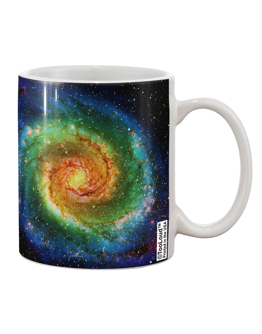 Vibrant Rainbow Tie Dye Galaxy Printed 11 oz Coffee Mug - Perfect for All Over Print Enthusiasts TooLoud-11 OZ Coffee Mug-TooLoud-White-Davson Sales