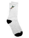 Vibrant Vector Swordfish Crew Socks - Perfect for Adults - TooLoud-Socks-TooLoud-White-Ladies-4-6-Davson Sales