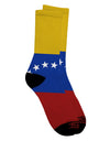 Vibrant Venezuela Flag AOP Adult Crew Socks with All Over Print - TooLoud-Socks-TooLoud-FLAG-Ladies-4-6-Davson Sales