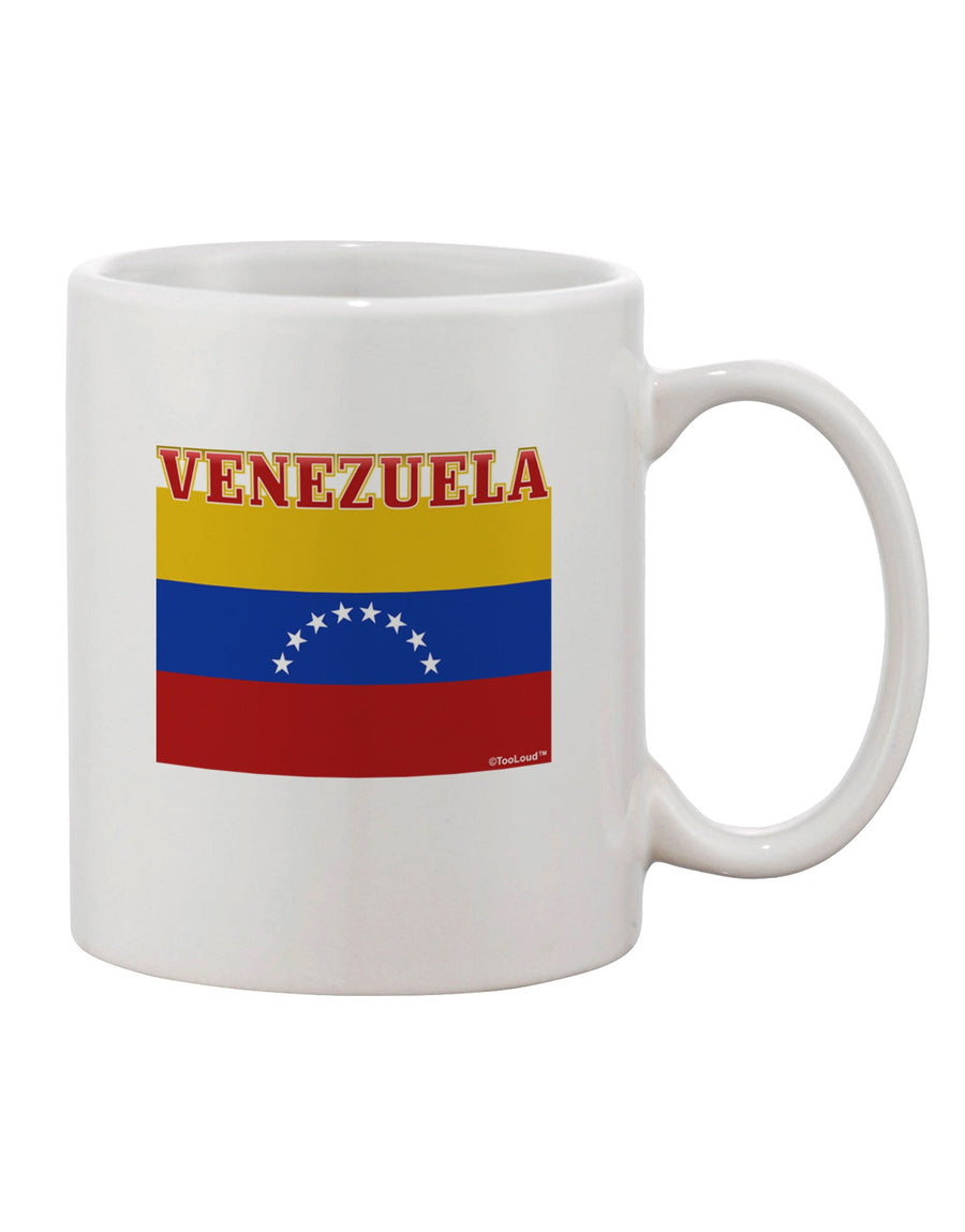 Vibrant Venezuela Flag Printed 11 oz Coffee Mug - Crafted by a Drinkware Expert-11 OZ Coffee Mug-TooLoud-White-Davson Sales