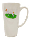 Vibrant Watercolor Conical Latte Coffee Mug - Expertly Crafted for Dog Lovers TooLoud-Conical Latte Mug-TooLoud-White-Davson Sales