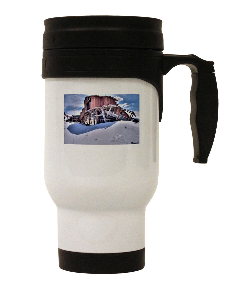 Victor Mines Colorado Stainless Steel 14oz Travel Mug-Travel Mugs-TooLoud-White-Davson Sales