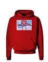 Victor Mines Colorado Watercolor Dark Hoodie Sweatshirt-Hoodie-TooLoud-Red-Small-Davson Sales