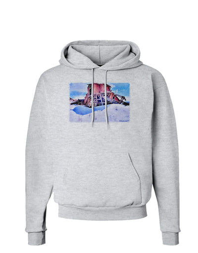 Victor Mines Colorado Watercolor Hoodie Sweatshirt-Hoodie-TooLoud-AshGray-Small-Davson Sales