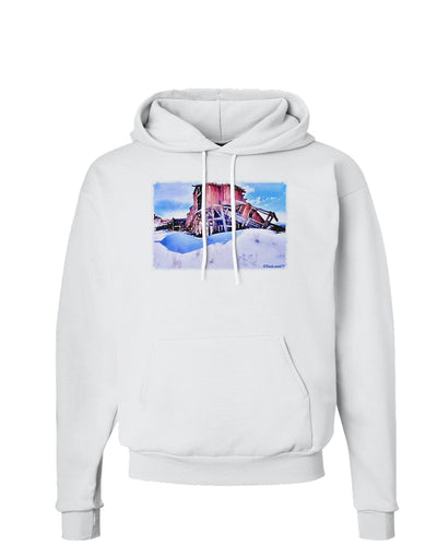 Victor Mines Colorado Watercolor Hoodie Sweatshirt-Hoodie-TooLoud-White-Small-Davson Sales