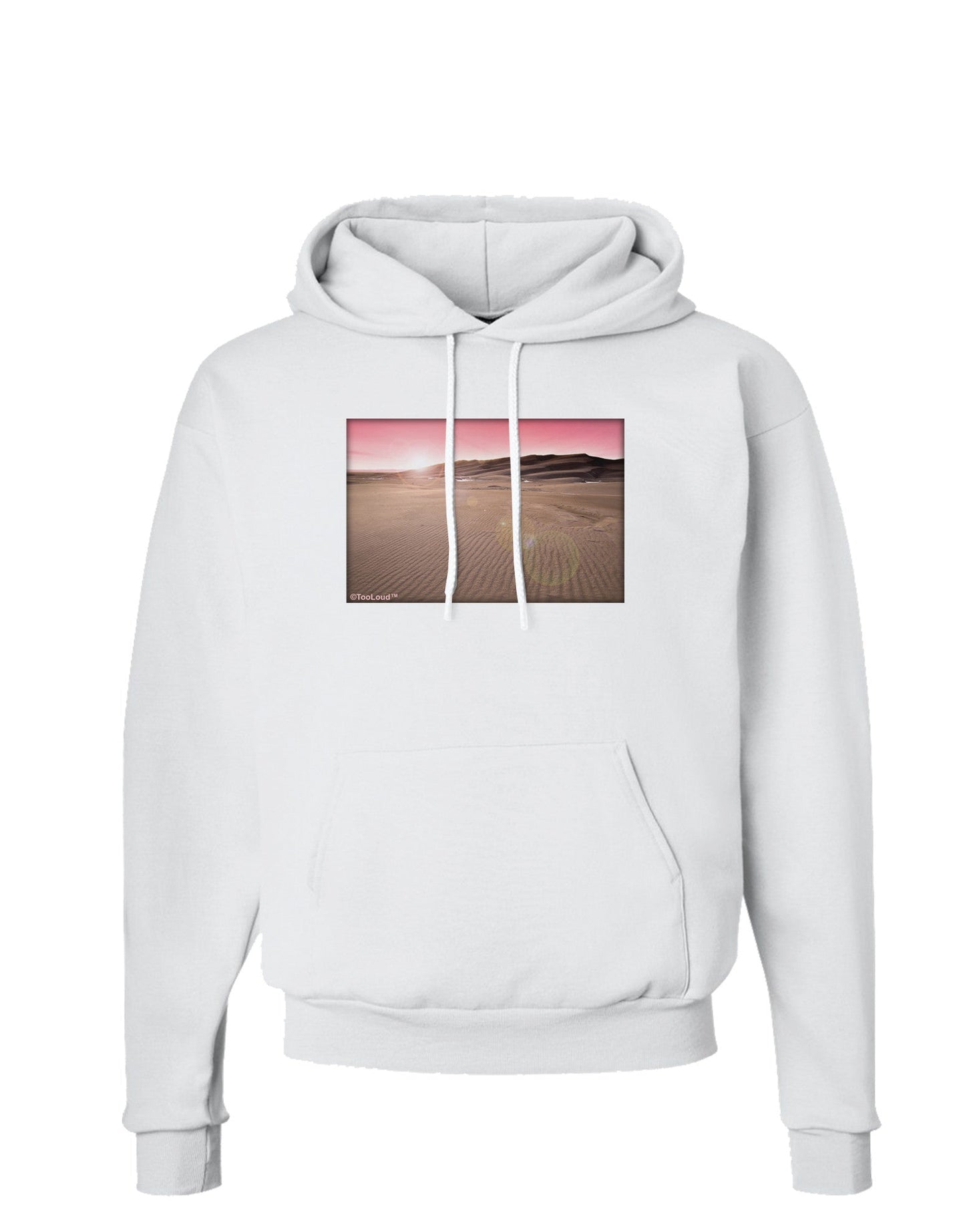 Victor Mines Pink Sunrise Hoodie Sweatshirt-Hoodie-TooLoud-White-Small-Davson Sales