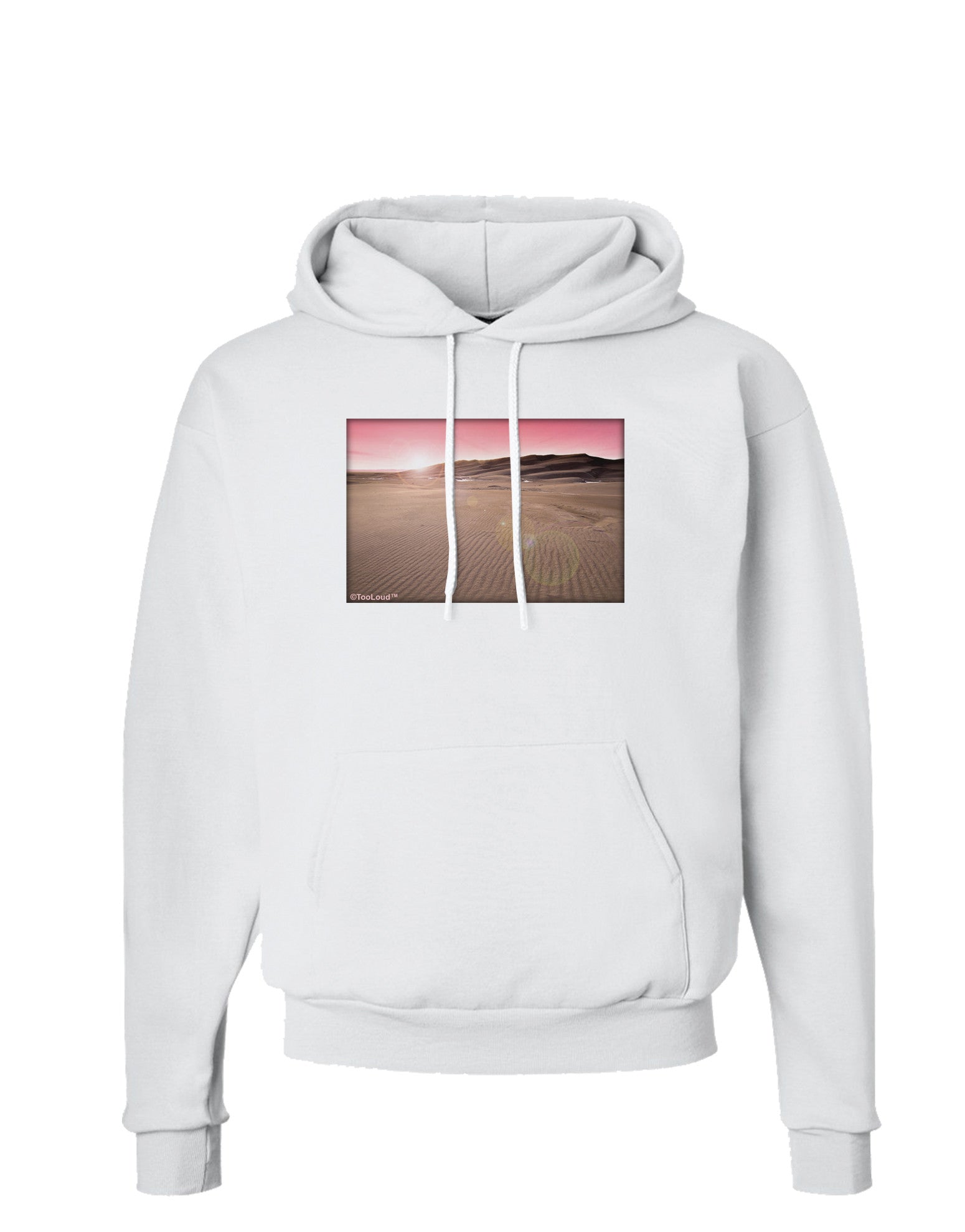 Victor Mines Pink Sunrise Hoodie Sweatshirt-Hoodie-TooLoud-White-Small-Davson Sales