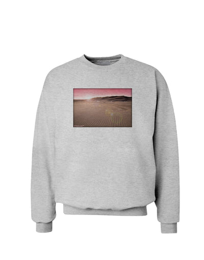 Victor Mines Pink Sunrise Sweatshirt-Sweatshirts-TooLoud-AshGray-Small-Davson Sales