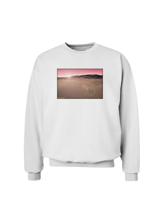 Victor Mines Pink Sunrise Sweatshirt-Sweatshirts-TooLoud-White-Small-Davson Sales