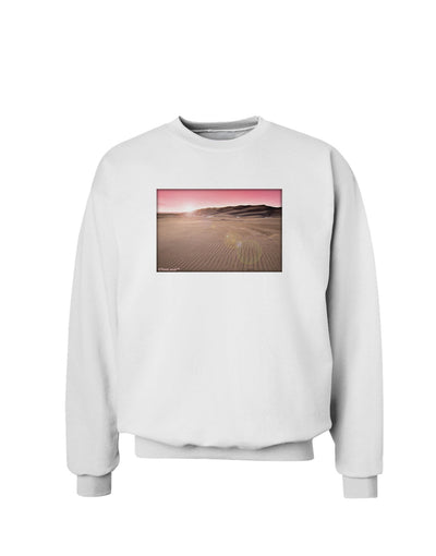 Victor Mines Pink Sunrise Sweatshirt-Sweatshirts-TooLoud-White-Small-Davson Sales