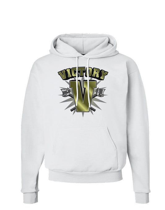 Victory V Hoodie Sweatshirt-Hoodie-TooLoud-White-Small-Davson Sales