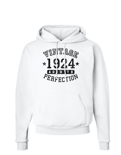 Vintage Birth Year 1924 Hoodie Sweatshirt-Hoodie-TooLoud-White-Small-Davson Sales