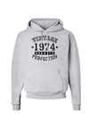 Vintage Birth Year 1974 Hoodie Sweatshirt-Hoodie-TooLoud-AshGray-Small-Davson Sales