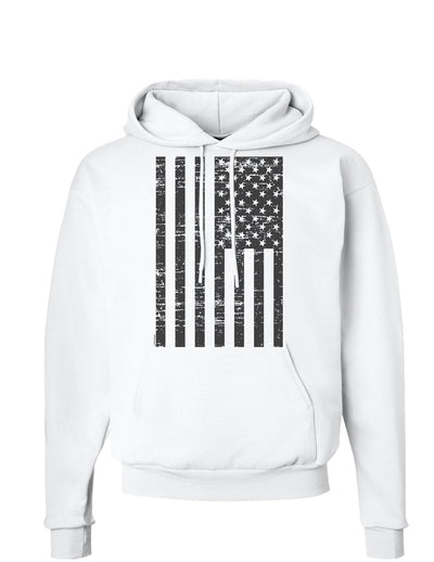 Vintage Black and White USA Flag Hoodie Sweatshirt-Hoodie-TooLoud-White-Small-Davson Sales