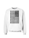 Vintage Black and White USA Flag Sweatshirt