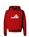 Virginia - United States Shape Dark Hoodie Sweatshirt by TooLoud-Hoodie-TooLoud-Red-Small-Davson Sales