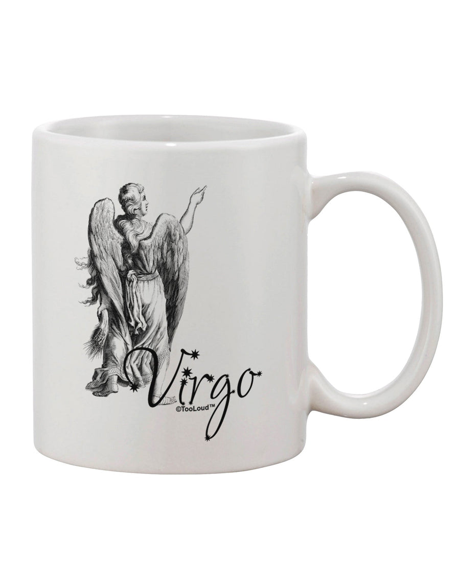 Virgo Illustration 11 oz Coffee Mug - Expertly Crafted Drinkware-11 OZ Coffee Mug-TooLoud-White-Davson Sales