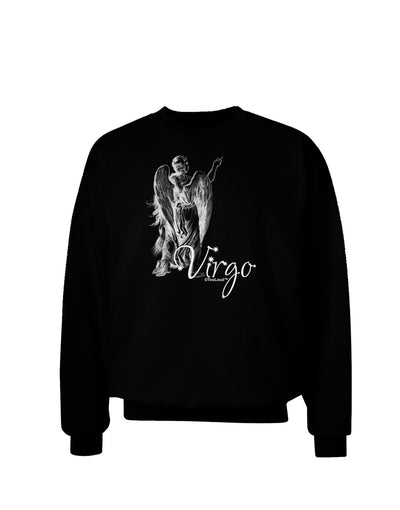 Virgo Illustration Adult Dark Sweatshirt-Sweatshirts-TooLoud-Black-Small-Davson Sales