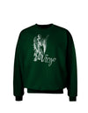 Virgo Illustration Adult Dark Sweatshirt-Sweatshirts-TooLoud-Deep-Forest-Green-Small-Davson Sales