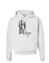 Virgo Illustration Hoodie Sweatshirt-Hoodie-TooLoud-White-Small-Davson Sales