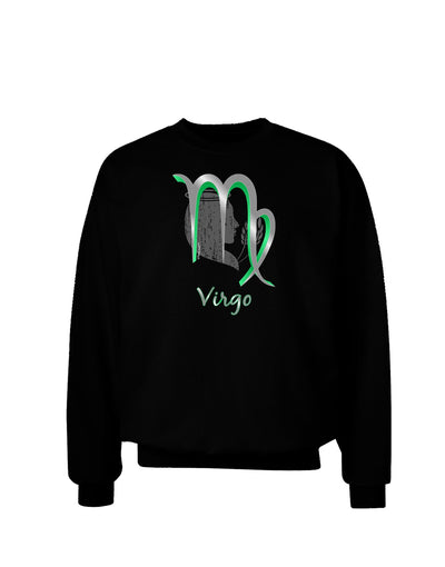 Virgo Symbol Adult Dark Sweatshirt-Sweatshirts-TooLoud-Black-Small-Davson Sales