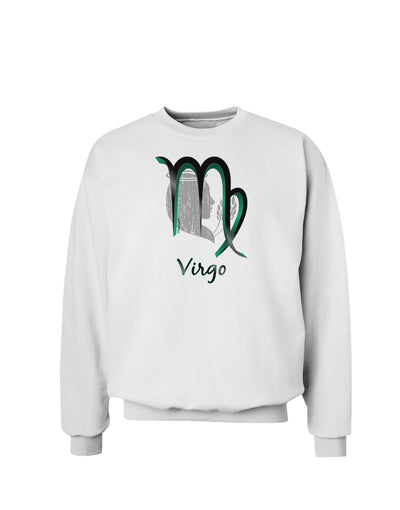 Virgo Symbol Sweatshirt-Sweatshirts-TooLoud-White-Small-Davson Sales