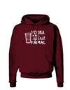 Vodka Is My Spirit Animal Dark Hoodie Sweatshirt-Hoodie-TooLoud-Maroon-Small-Davson Sales