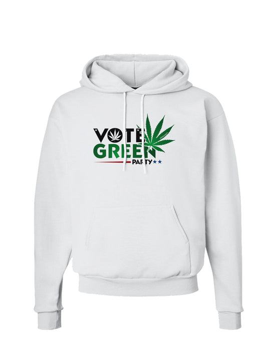 Vote Green Party - Marijuana Hoodie Sweatshirt-Hoodie-TooLoud-White-Small-Davson Sales