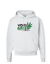 Vote Green Party - Marijuana Hoodie Sweatshirt-Hoodie-TooLoud-White-Small-Davson Sales