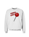 Wanna Lick Lollipop Sweatshirt-Sweatshirts-TooLoud-White-Small-Davson Sales