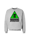 Warning May Contain Alcohol Sweatshirt by TooLoud-Sweatshirts-TooLoud-AshGray-Small-Davson Sales