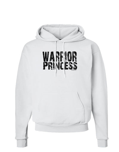 Warrior Princess Black and White Hoodie Sweatshirt-Hoodie-TooLoud-White-Small-Davson Sales