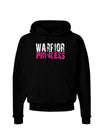 Warrior Princess Pink Dark Hoodie Sweatshirt-Hoodie-TooLoud-Black-Small-Davson Sales