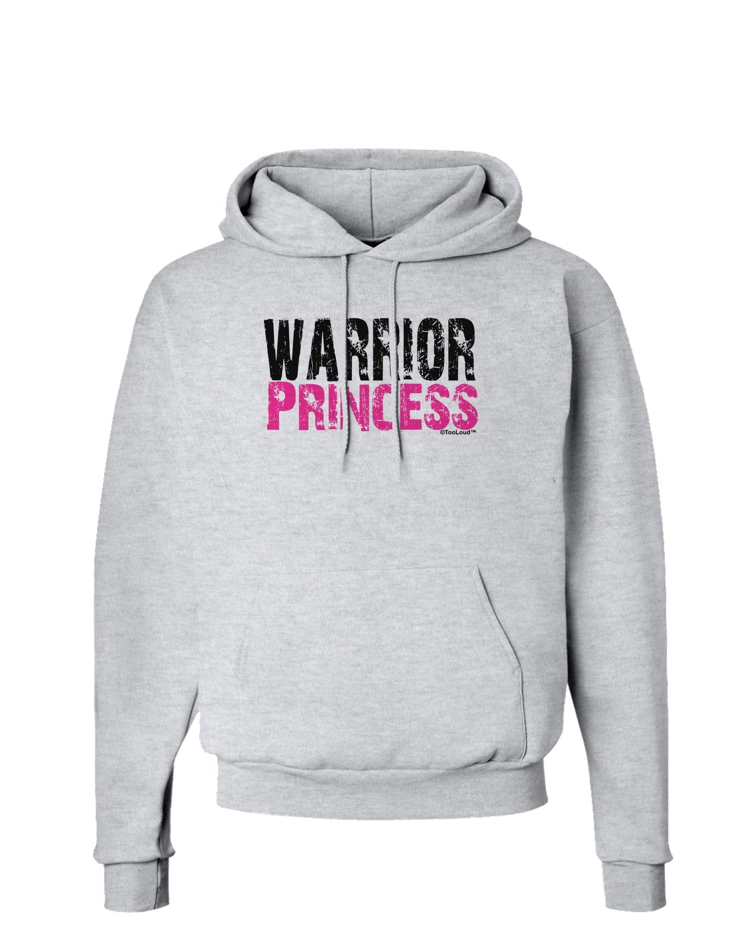 Warrior Princess Pink Hoodie Sweatshirt-Hoodie-TooLoud-AshGray-Small-Davson Sales