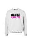 Warrior Queen Pink Script Sweatshirt-Sweatshirts-TooLoud-White-Small-Davson Sales