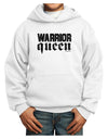 Warrior Queen Script Youth Hoodie Pullover Sweatshirt-Youth Hoodie-TooLoud-White-XS-Davson Sales