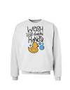 Wash your Damn Hands Sweatshirt-Sweatshirts-TooLoud-White-Small-Davson Sales
