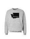 Washington - United States Shape Sweatshirt-Sweatshirts-TooLoud-AshGray-Small-Davson Sales