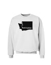 Washington - United States Shape Sweatshirt-Sweatshirts-TooLoud-White-Small-Davson Sales