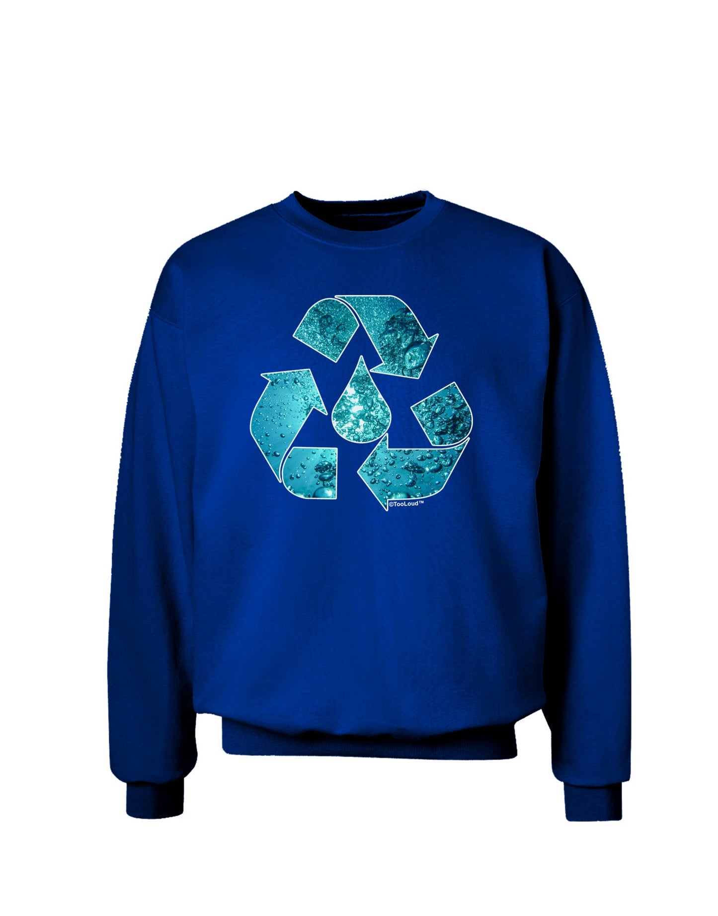 Water Conservation Adult Dark Sweatshirt by TooLoud-Sweatshirts-TooLoud-Deep-Royal-Blue-Small-Davson Sales