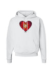 Water Droplet Heart Red Hoodie Sweatshirt by TooLoud-Hoodie-TooLoud-White-Small-Davson Sales