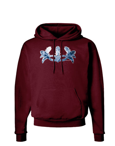 Water Masquerade Mask Dark Hoodie Sweatshirt by TooLoud-Hoodie-TooLoud-Maroon-Small-Davson Sales