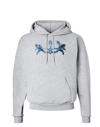 Water Masquerade Mask Hoodie Sweatshirt by TooLoud-Hoodie-TooLoud-AshGray-Small-Davson Sales