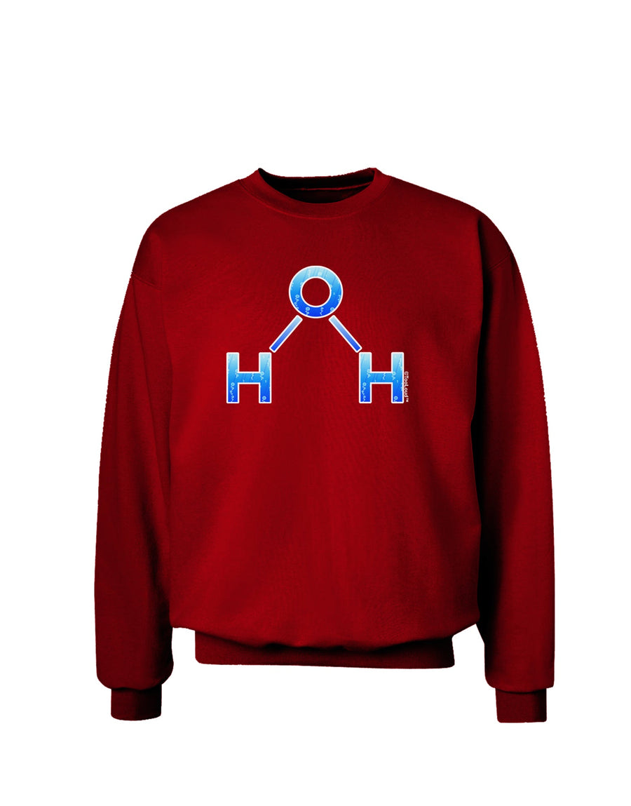 Water Molecule Adult Dark Sweatshirt by TooLoud-Sweatshirts-TooLoud-Black-Small-Davson Sales