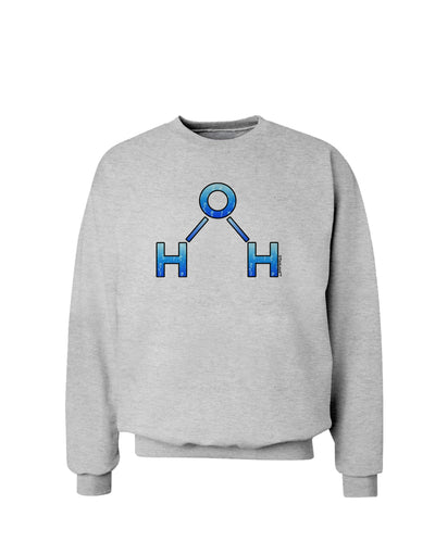 Water Molecule Sweatshirt by TooLoud-Sweatshirts-TooLoud-AshGray-Small-Davson Sales