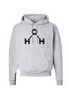 Water Molecule Text Hoodie Sweatshirt by TooLoud-Hoodie-TooLoud-AshGray-Small-Davson Sales