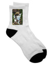 Watercolor Adult Short Socks - A Captivating Addition to Your Wardrobe, Exclusively from TooLoud-Socks-TooLoud-White-Ladies-4-6-Davson Sales