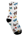 Watercolor Butterflies All Over Print Adult Crew Socks - TooLoud-Socks-TooLoud-White-Ladies-4-6-Davson Sales