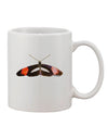 Watercolor Butterfly Black Printed 11 oz Coffee Mug - Expertly Crafted Drinkware-11 OZ Coffee Mug-TooLoud-White-Davson Sales